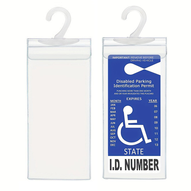 Parking Placard Holder with Large Hanger 4
