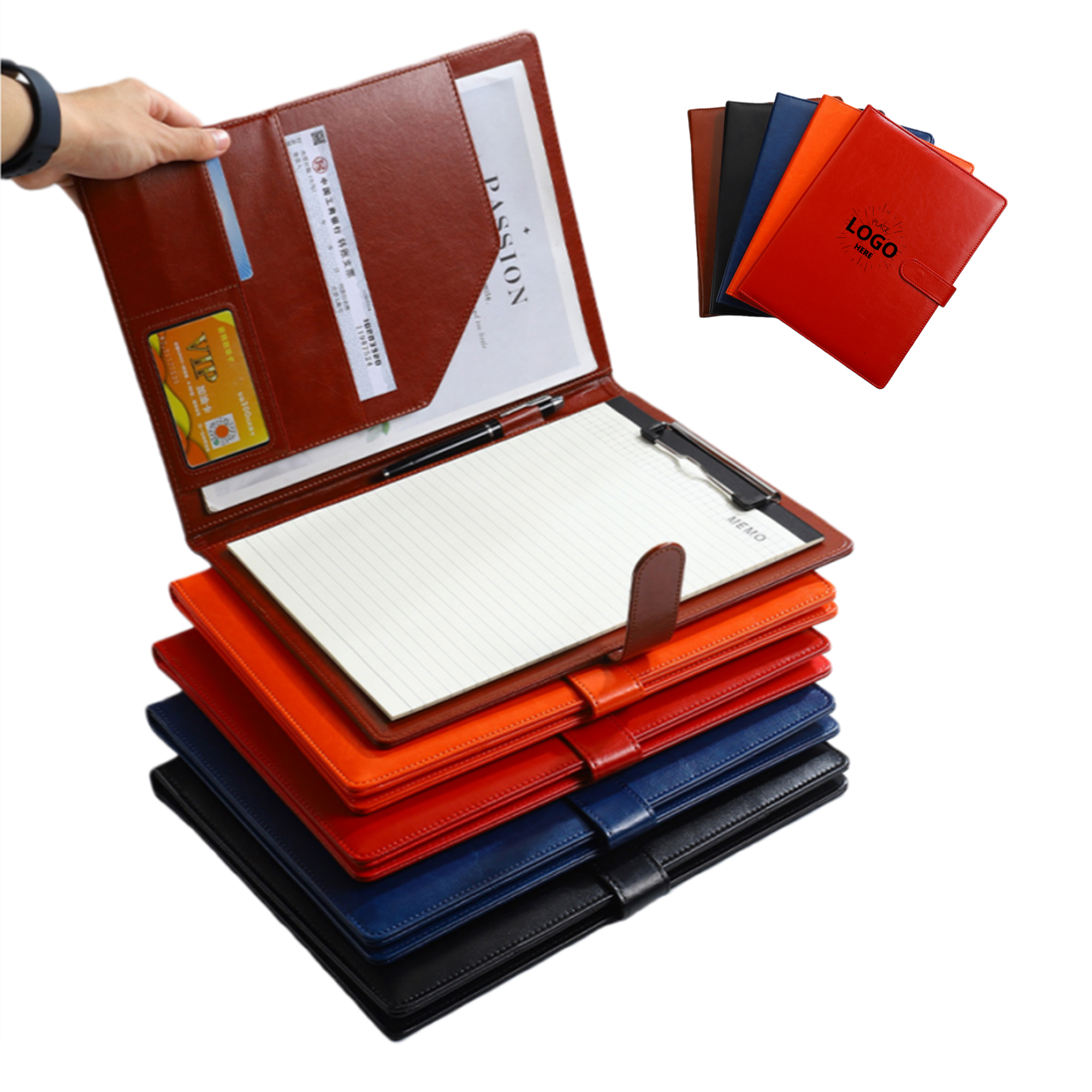 A4 Leather Folder Padfolio 3
