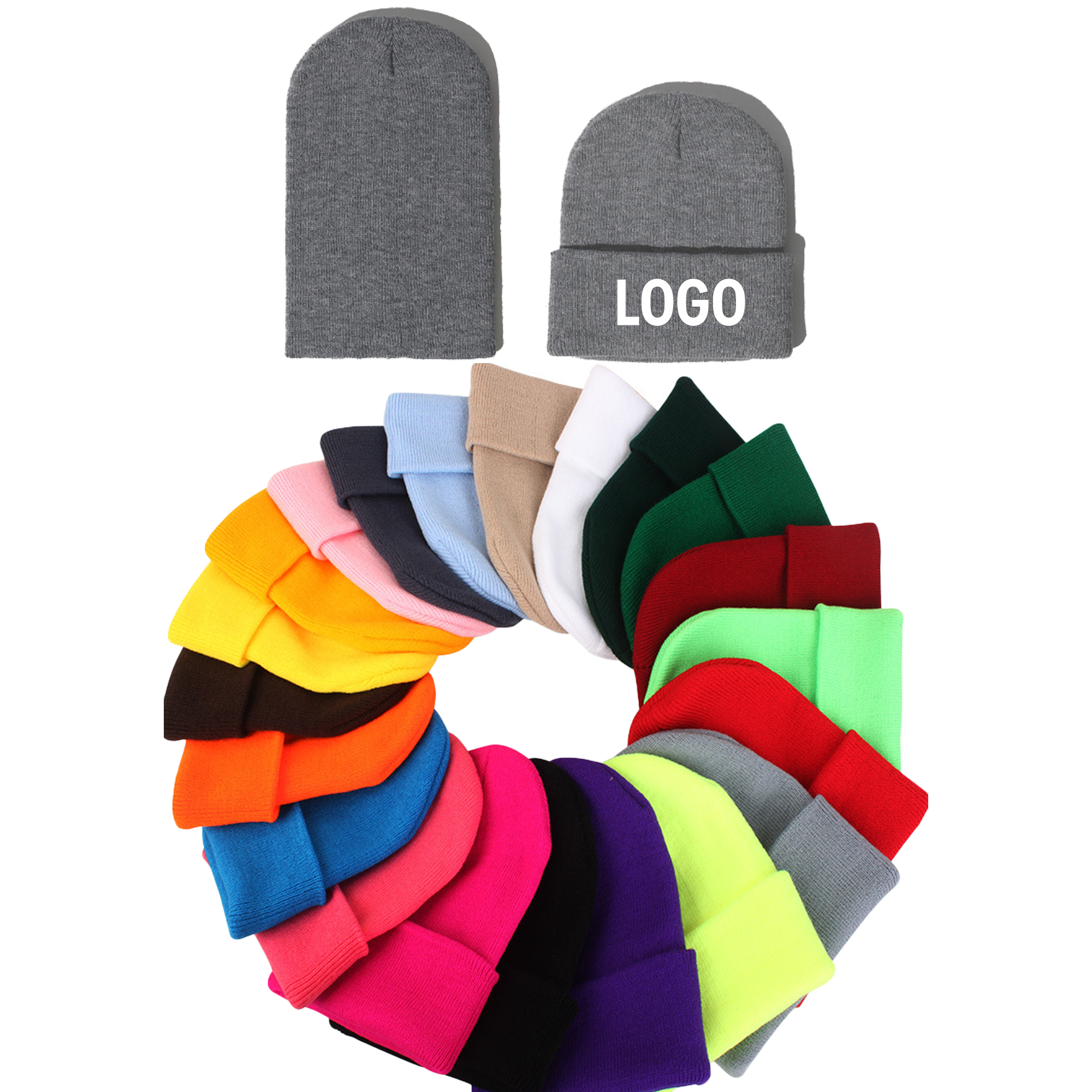 Classic Knit Beanie Hat 2