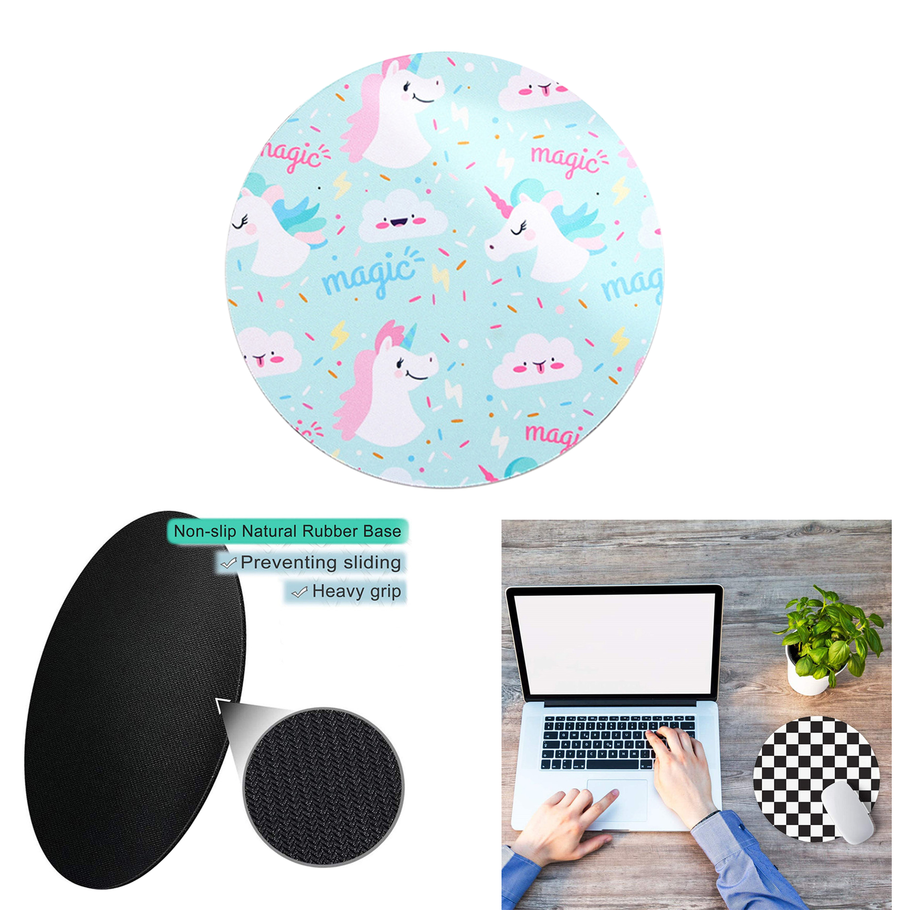 8.7" Diameter Round Mousepad 2