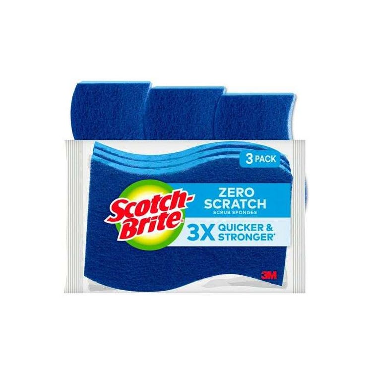 Scotch-Brite No Scratch Scrub Sponges 3 Pack 2