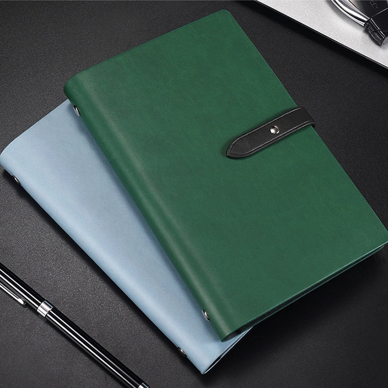 PU Leather A6 Business Travel Journal Binder Notebook 2