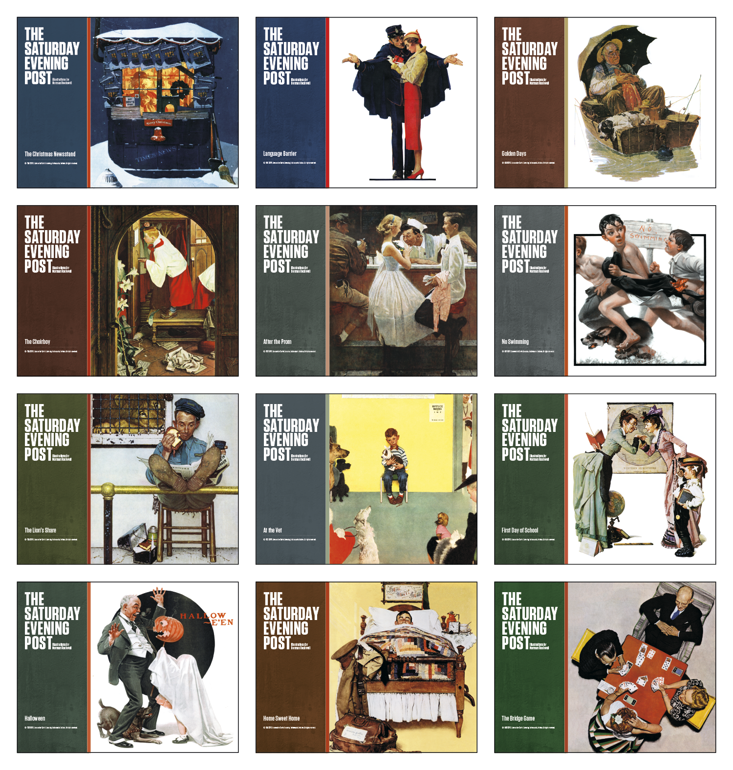 Good Value™ The Saturday Evening Post - Window Calendar 10