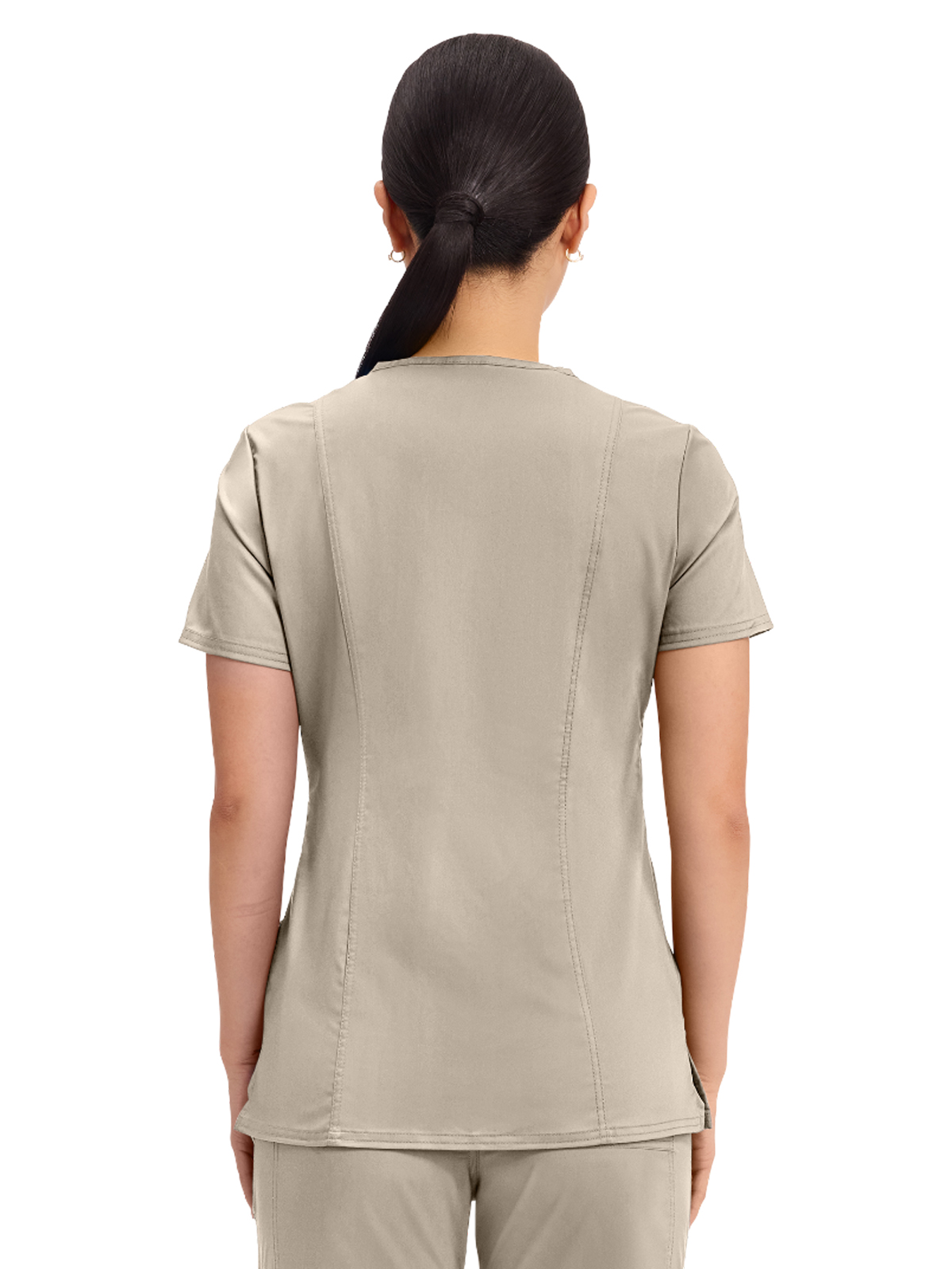 Cherokee - Workwear Revolution - Women's 2-Pocket Mock Wrap Top 47