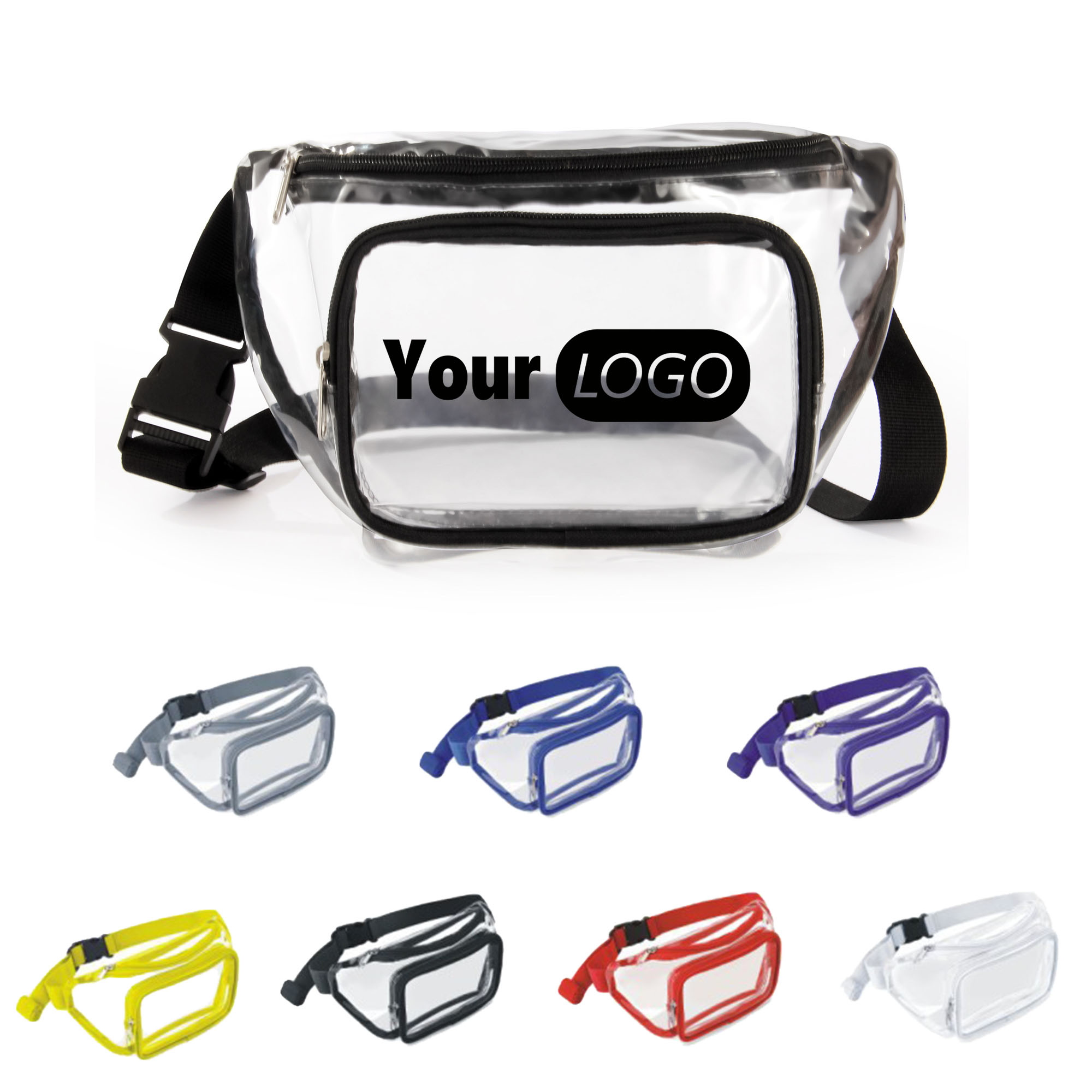 Transparent Adjustable Waist Pack 1