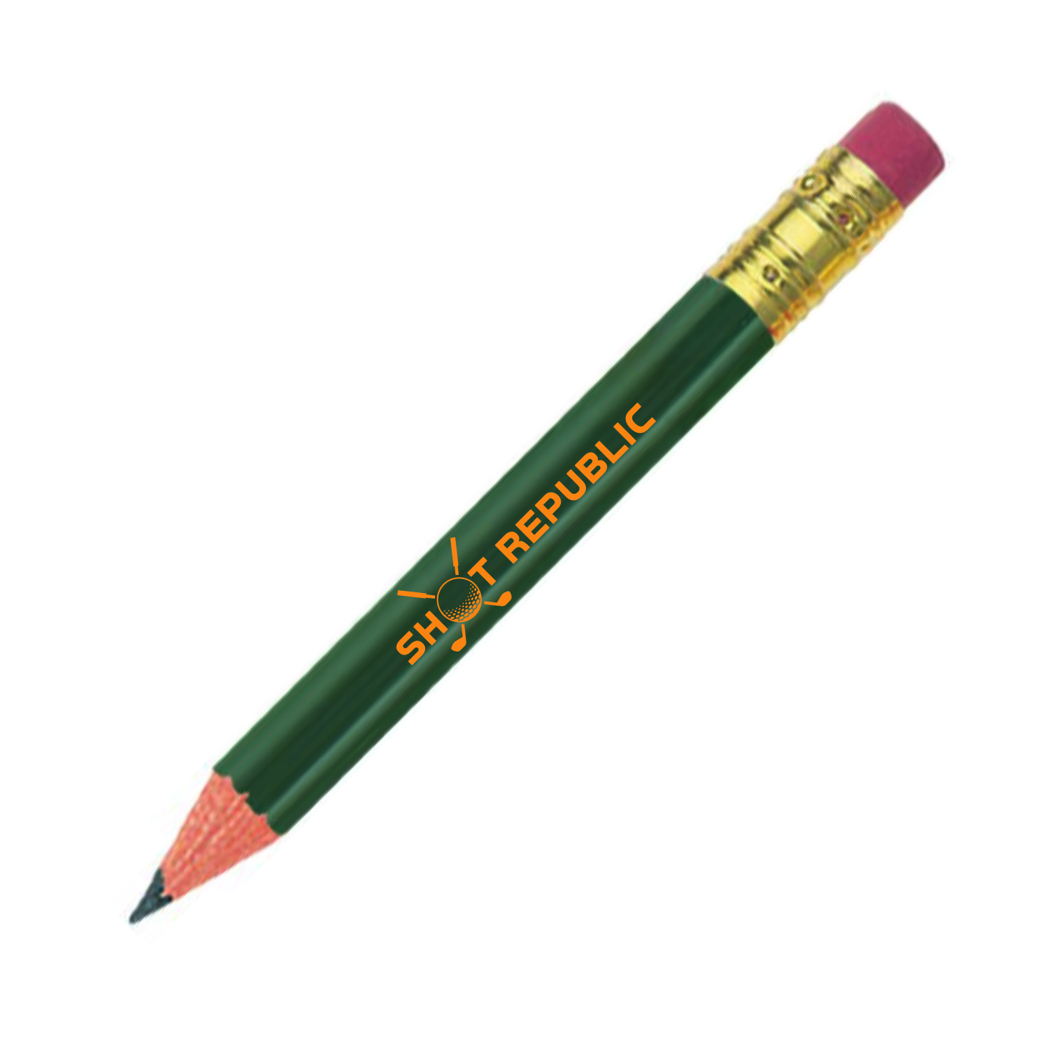 Golf Pencil (Round) with Eraser 2