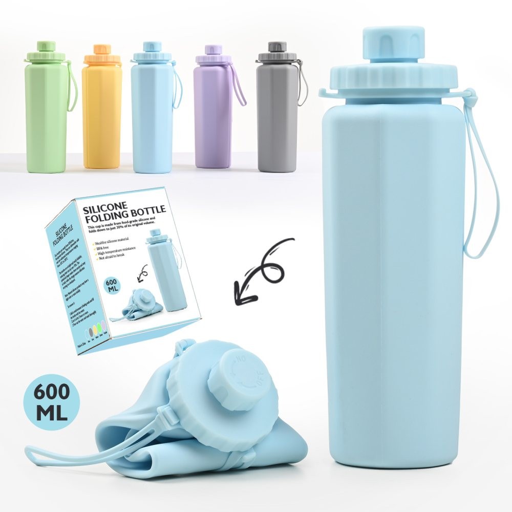Roll Up Silicone Collapsible Cup 4