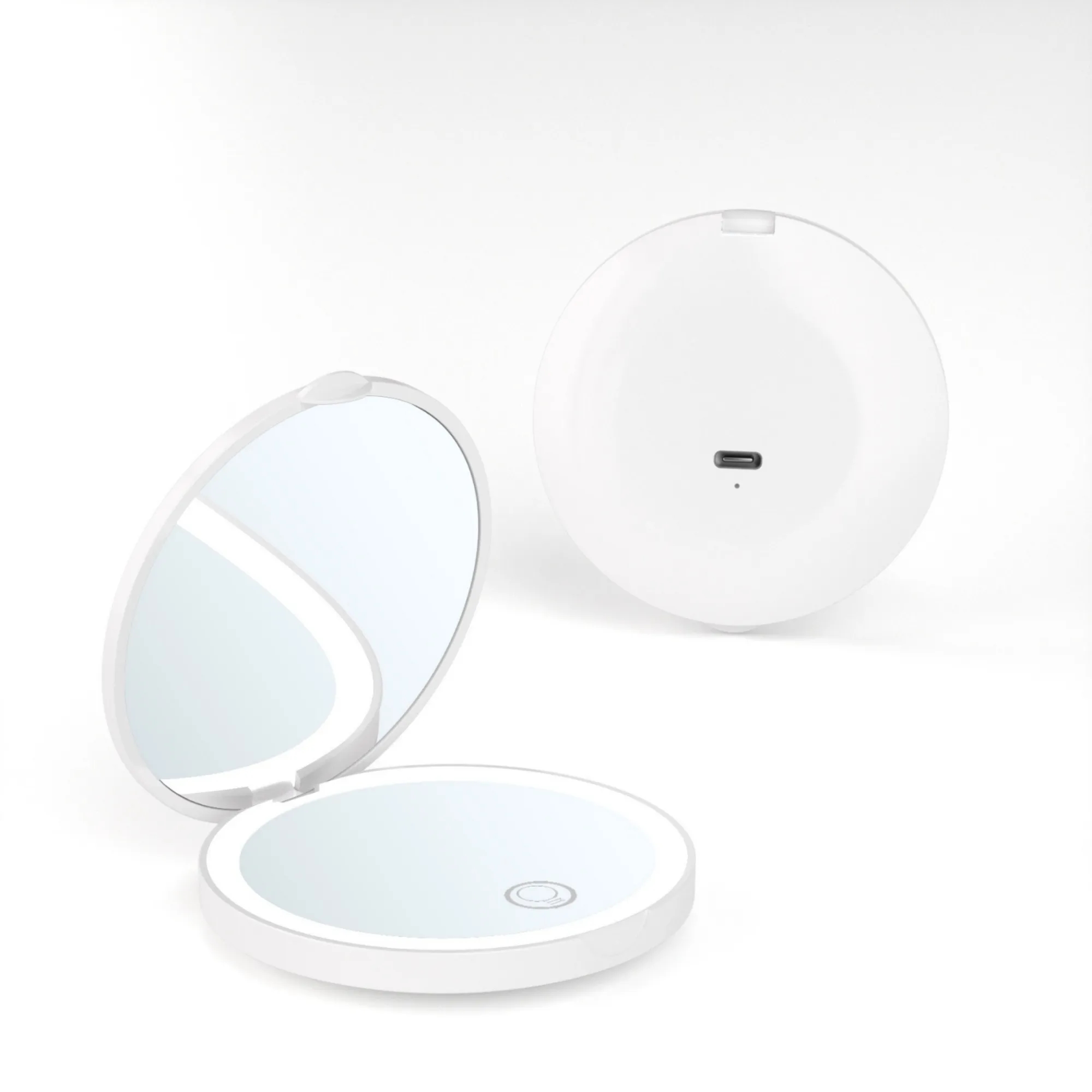 Magnification LED Pocket Mirror with USB Data Cable 6