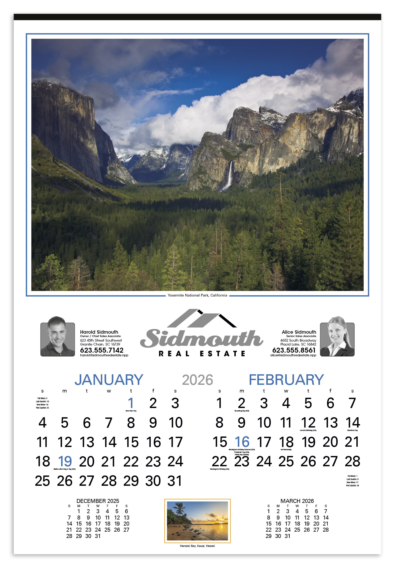 HotLine® Products Our Country® Executive Calendar 8