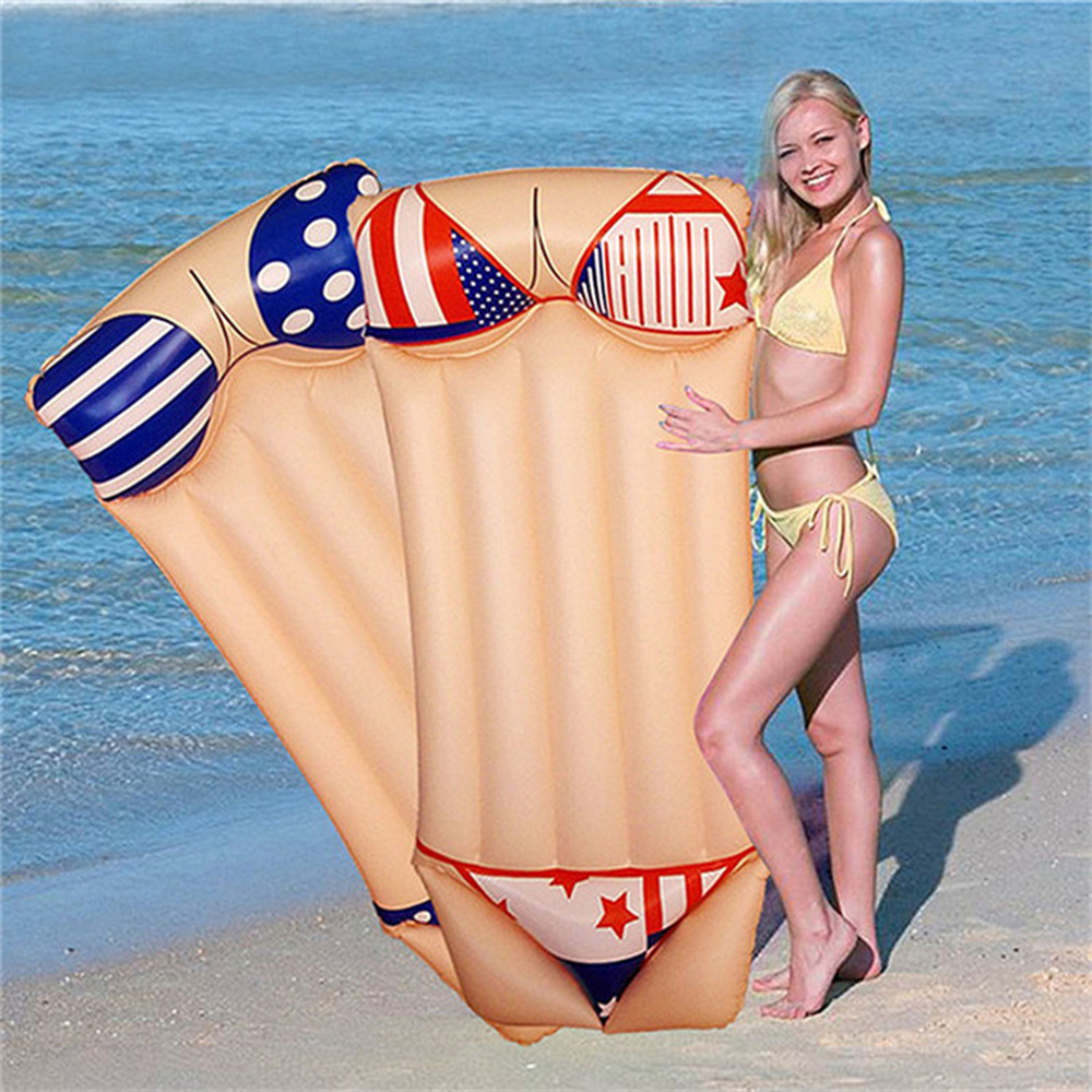 Inflatable Bikini Pattern Floating Bed 8