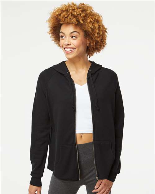 Women's California Wave Wash Full-Zip Hooded Sweatshirt - PRM2500Z 9