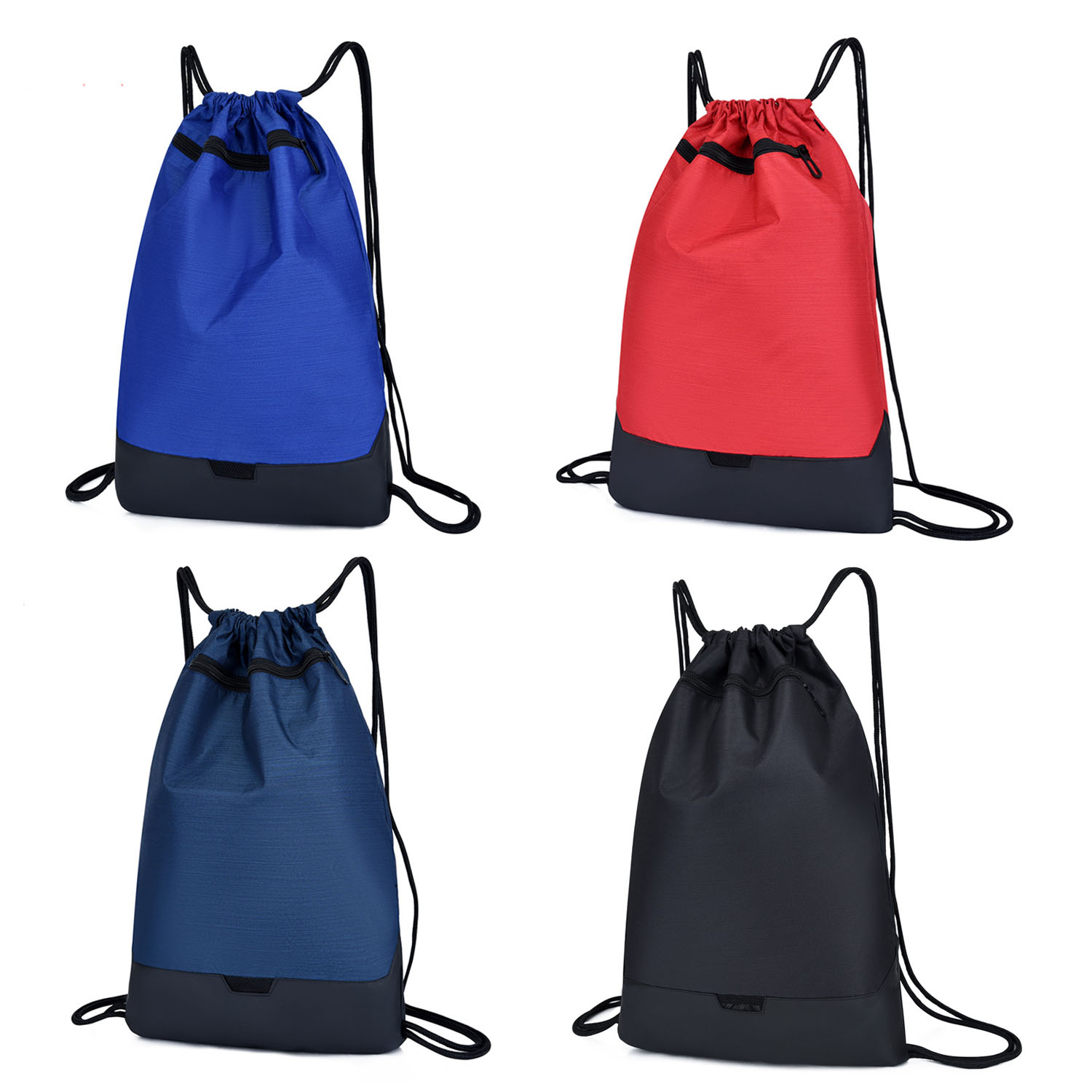 Oxford Large Capacity Drawstring backpack with zipper 6