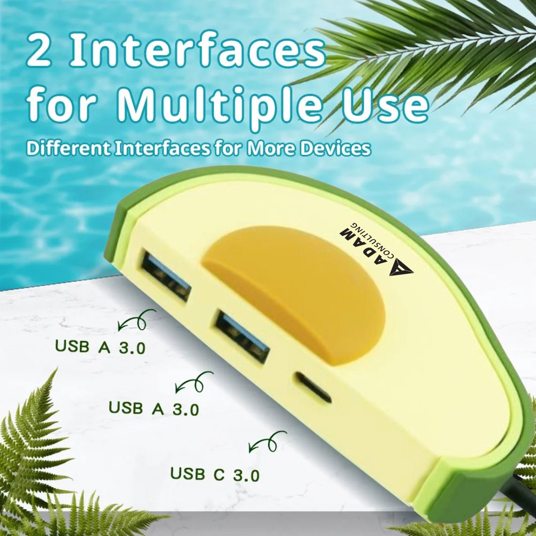 Custom Shaped PVC USB Hub - USB-A with Optional Type-C Upgrade 18