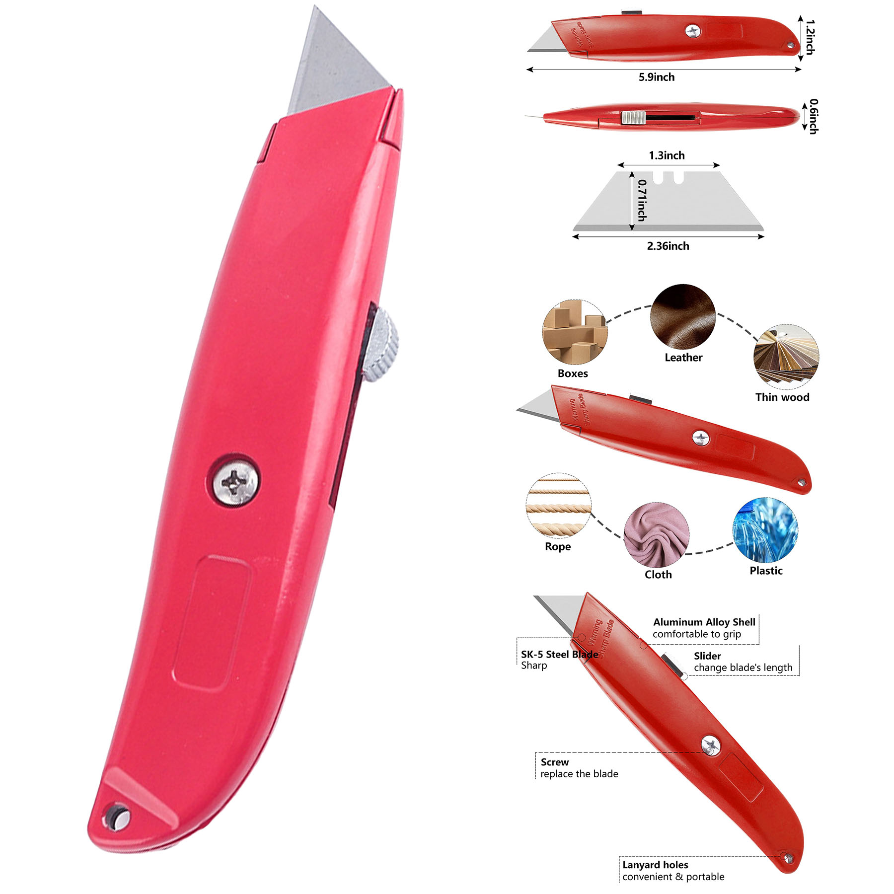 Utility Knife Box Cutter 2
