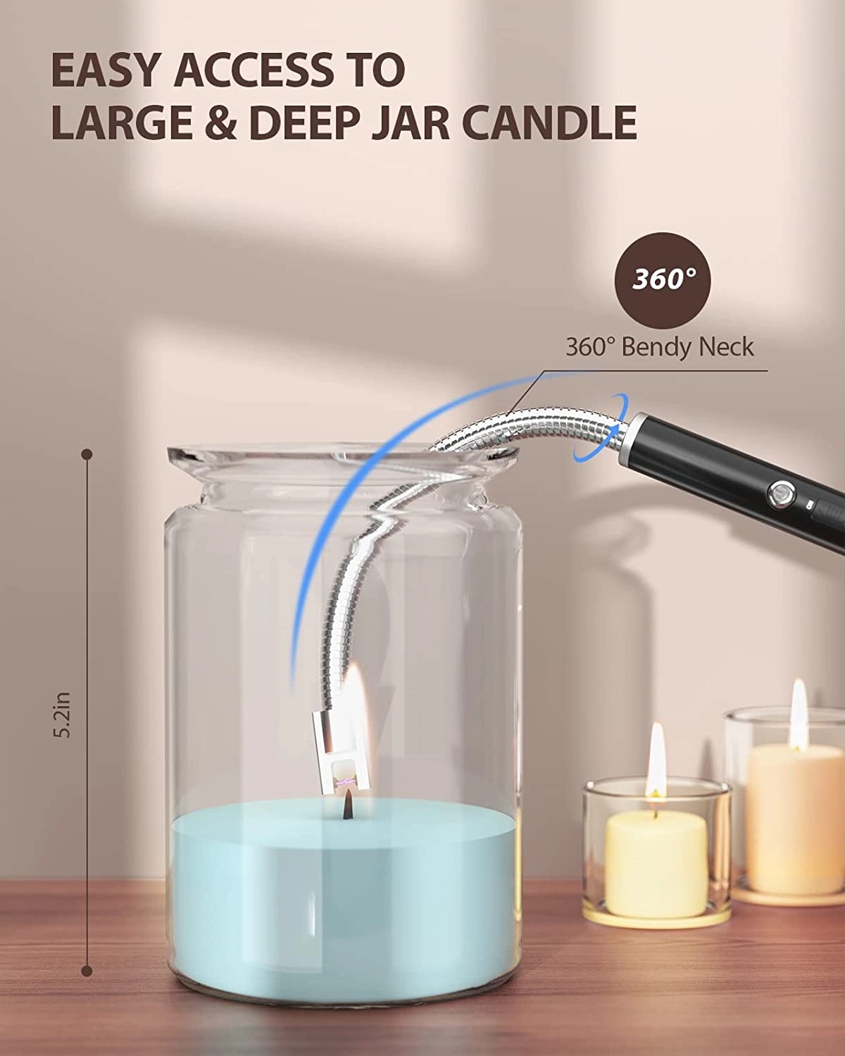 Rechargeable Electric Arc Lighter With Led Battery Display 11