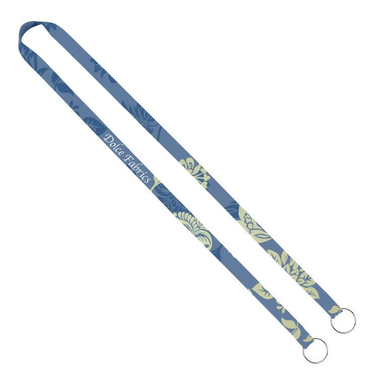 1/2" Sublimated Dual-Sided Lanyard with Double Clips 7