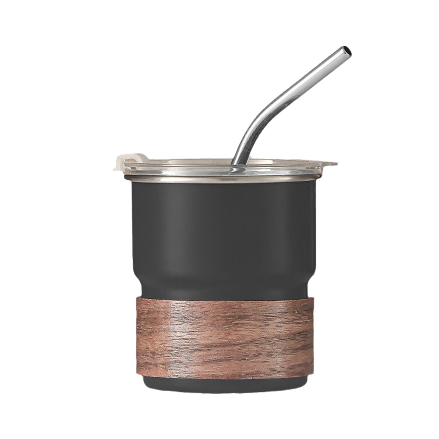 10oz Stainless Steel Walnut Sleeve Mug 2