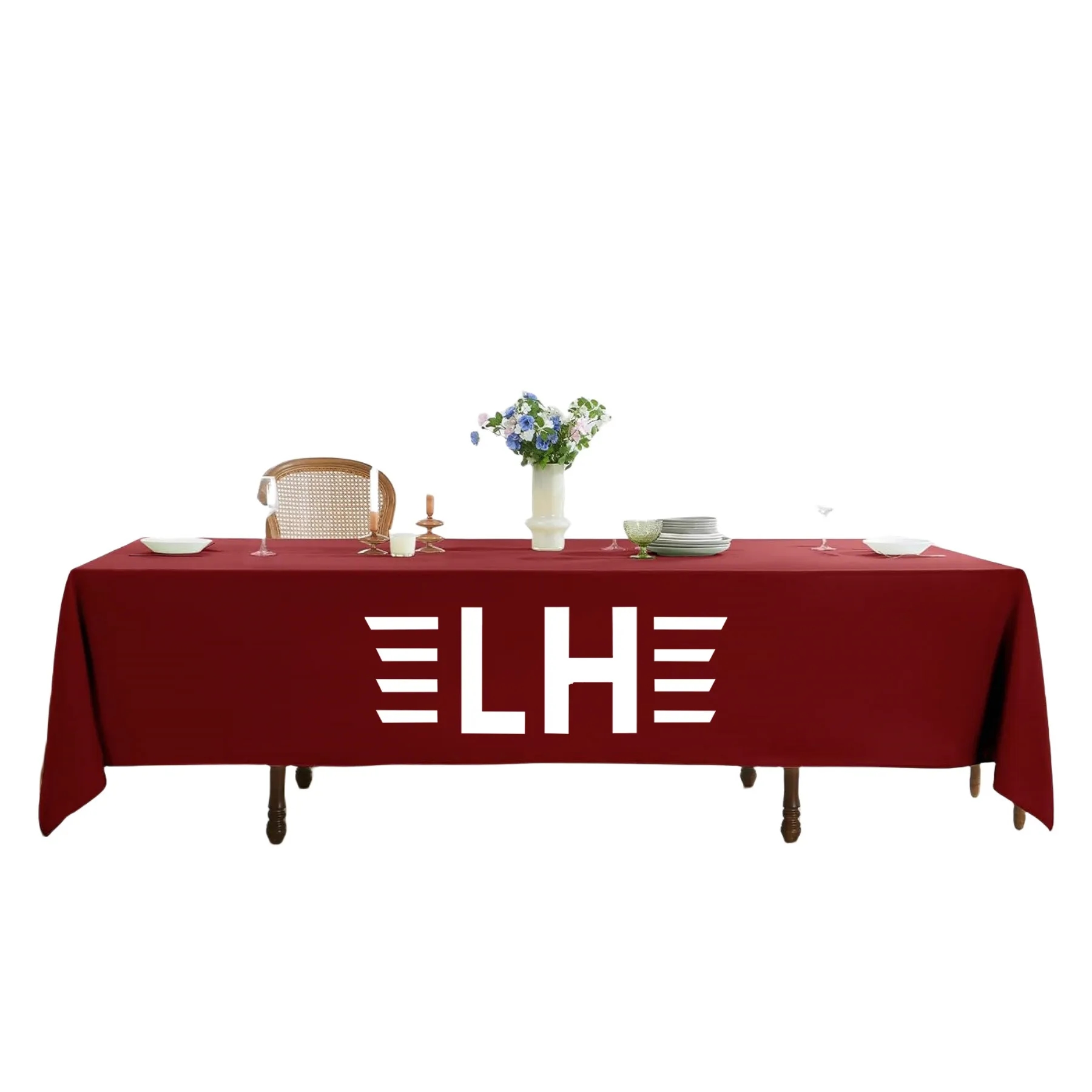 90 x 132" Rectangle Tablecloths 6