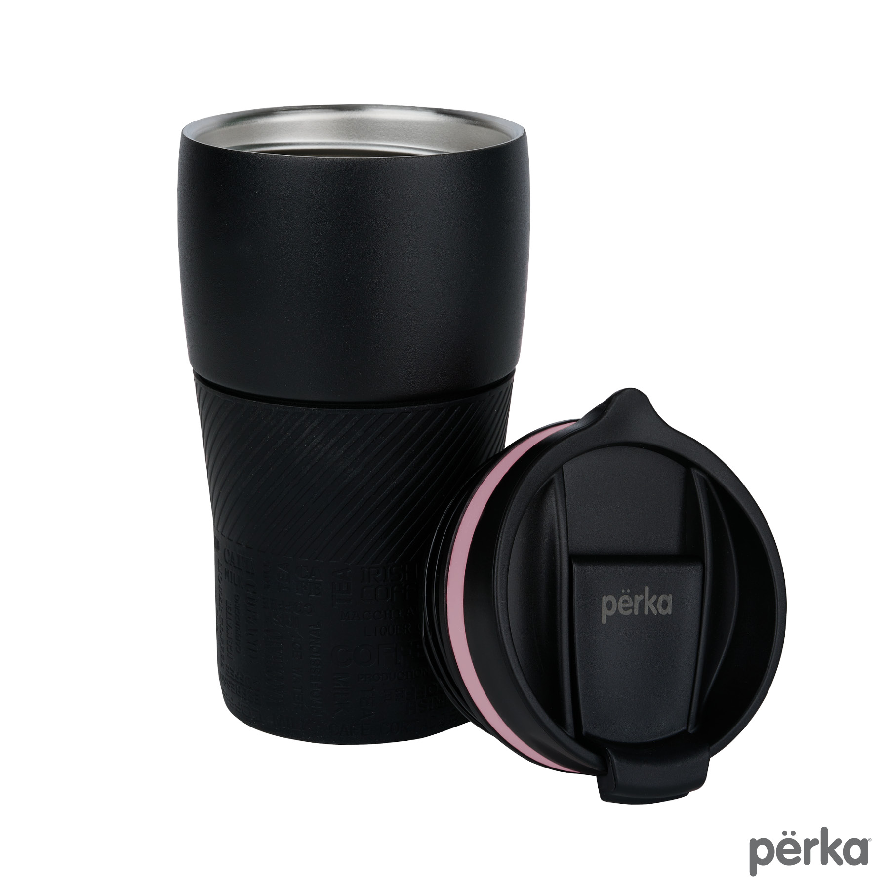 Perka® Cortado 12 oz. Double Wall Recycled Stainless Steel Coffee Tumbler 125