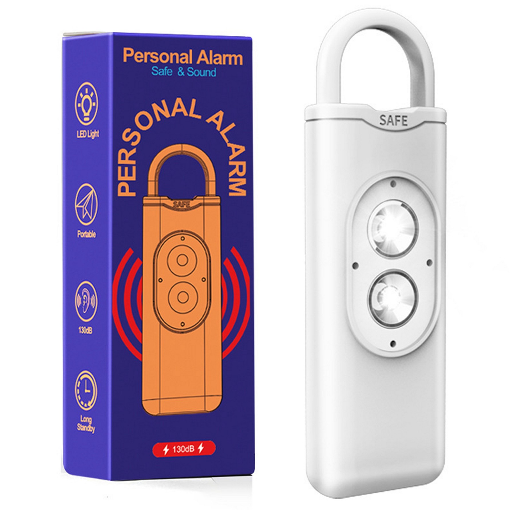 Alarm Keychain for Women Self Defense 5