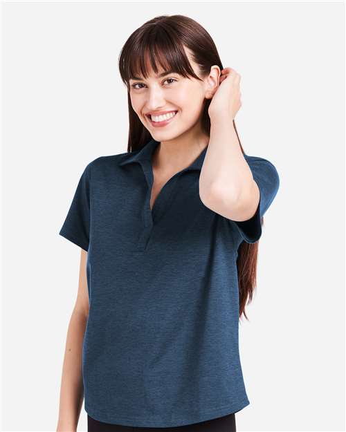 Women's Fairway Marbled Jersey Polo - PDP7058 37