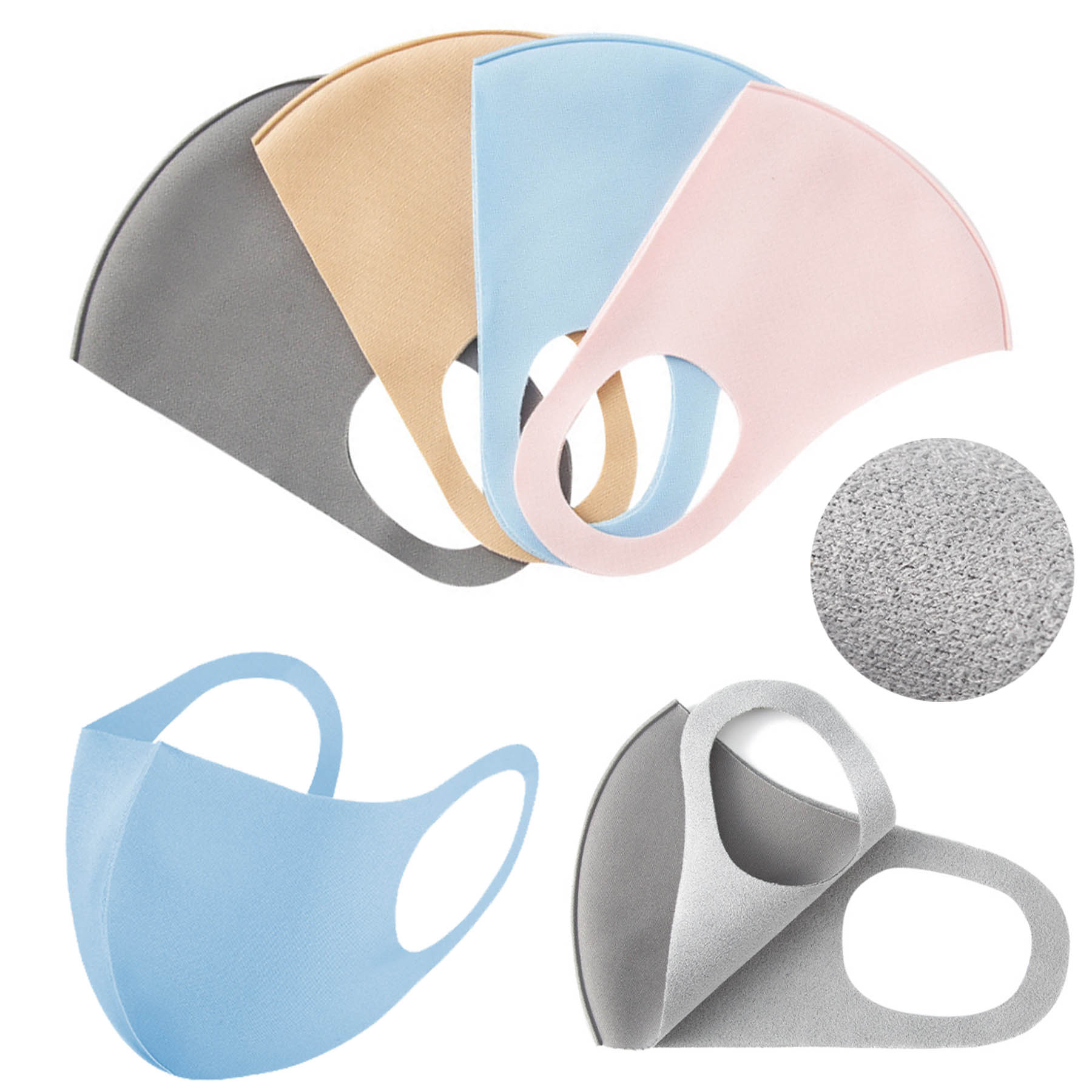 Reusable Suede Face Mask 2