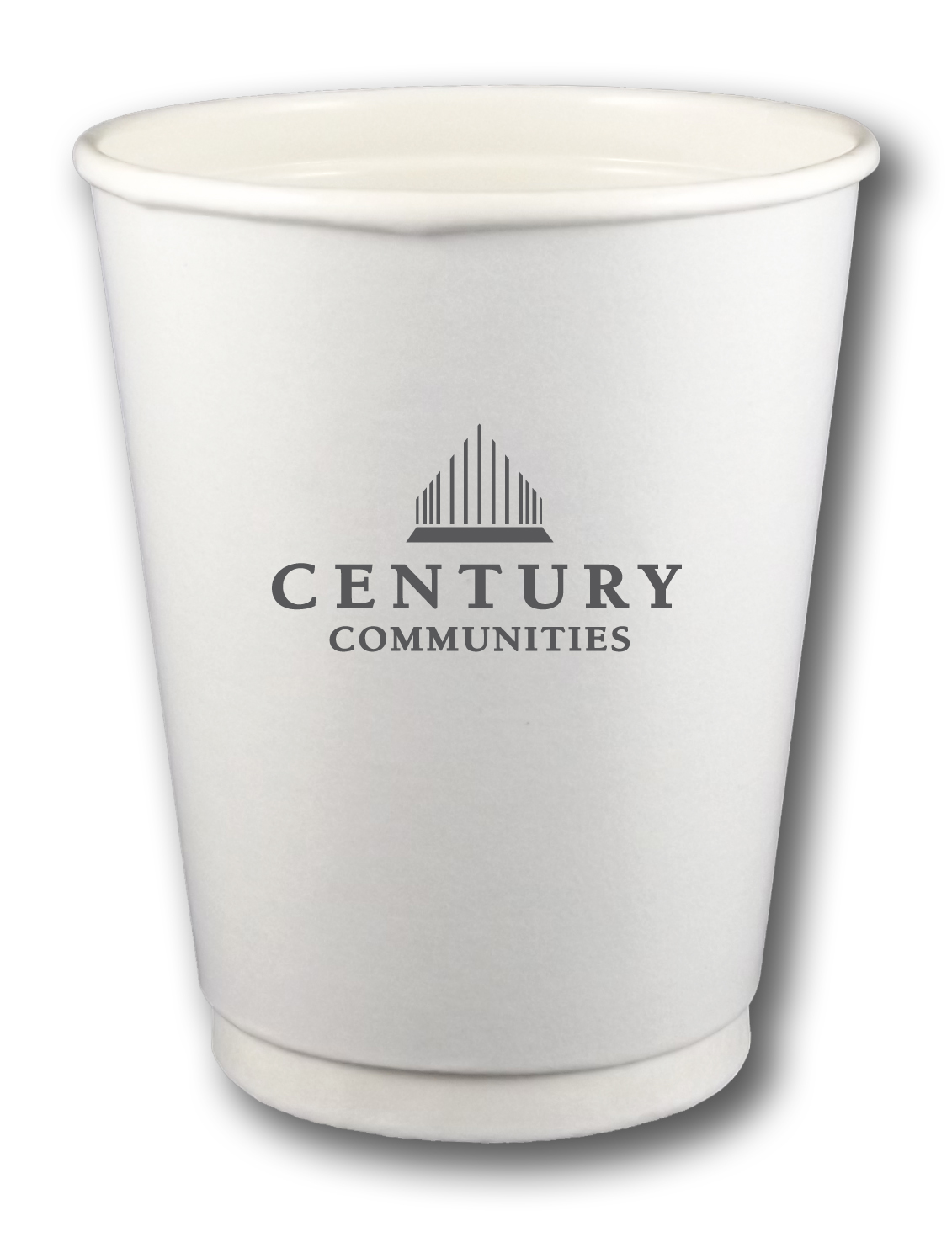 12 oz. Double-Wall Paper Hot Cup - White or Kraft 2