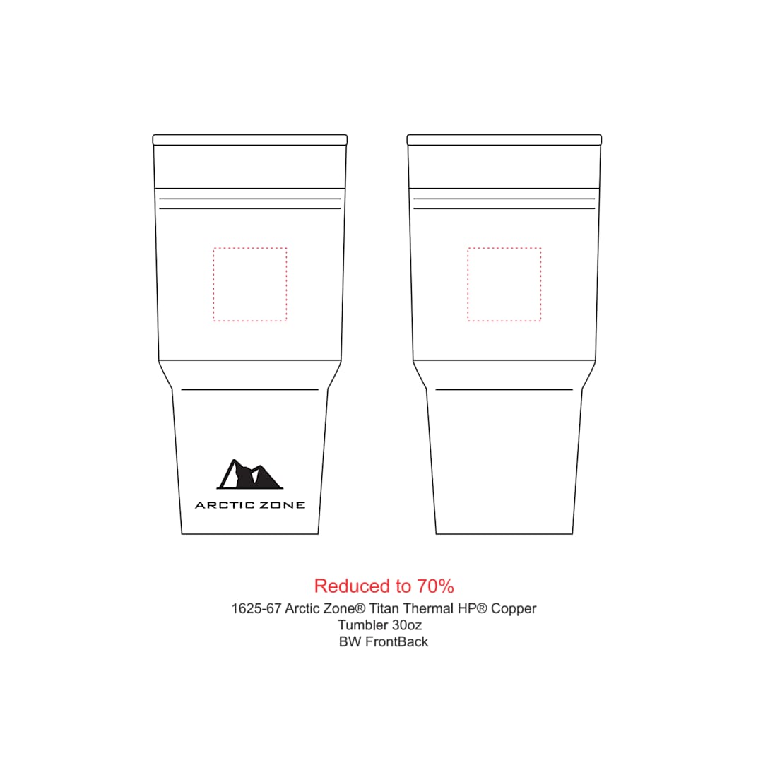 Arctic Zone® Titan Thermal HP® Copper Tumbler 30oz 55