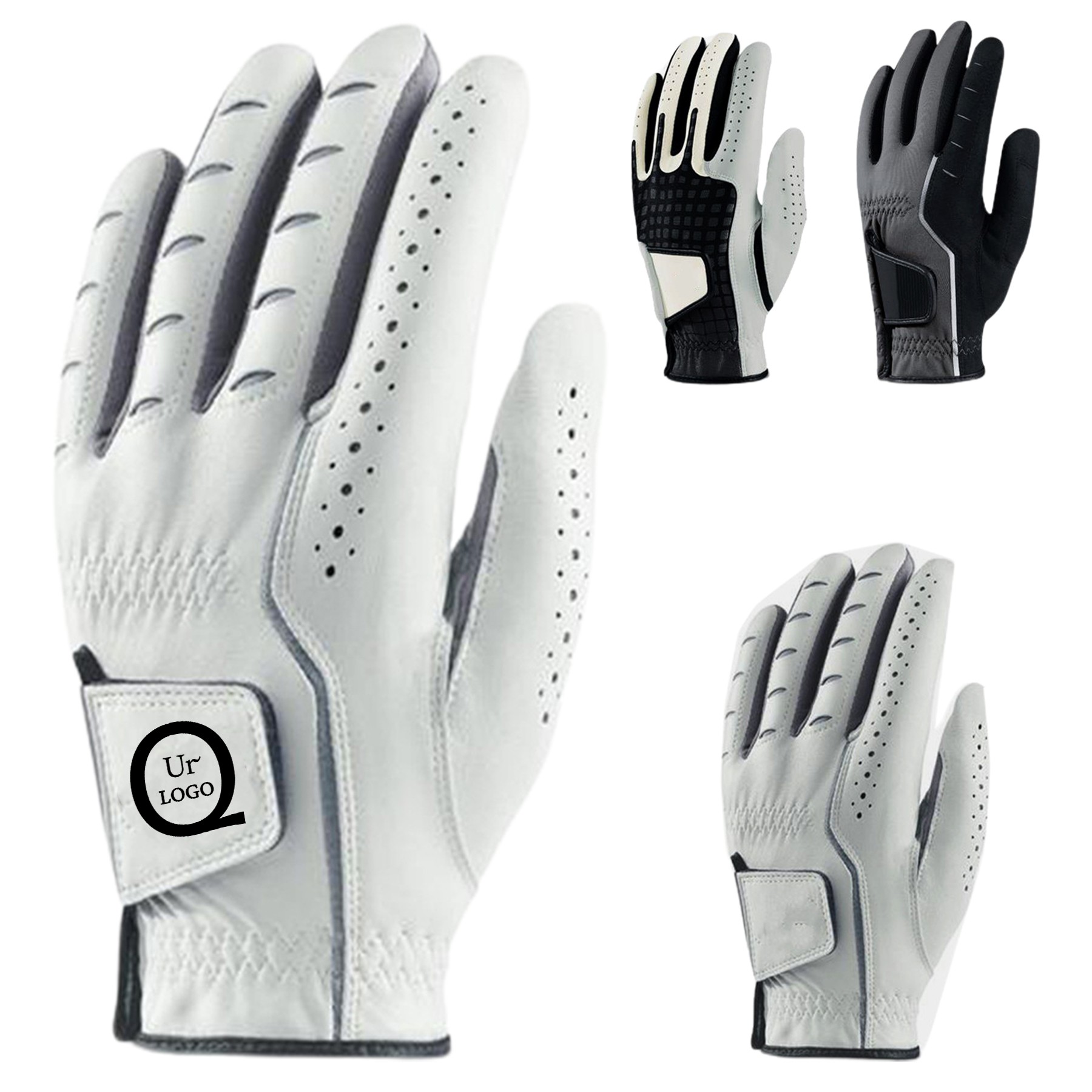 New Pure Sheepskin Breathable Non-Slip Golf Gloves