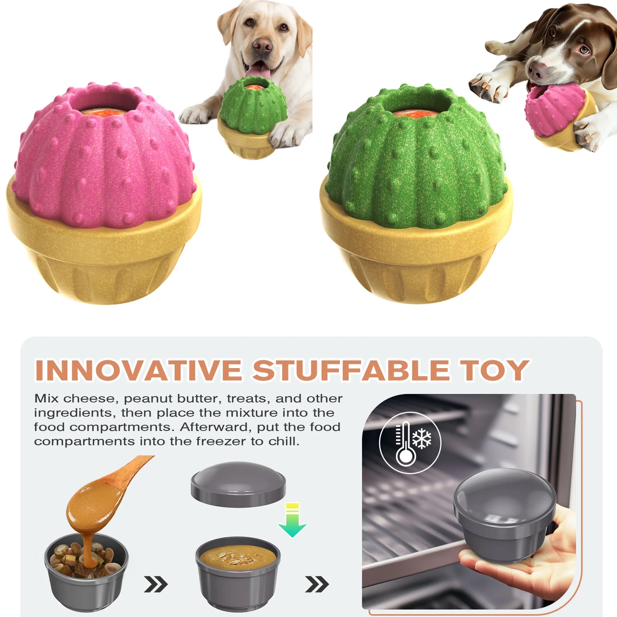 Durable Dog Toys For Filling Wet Or Dry Food Free Shipping 7