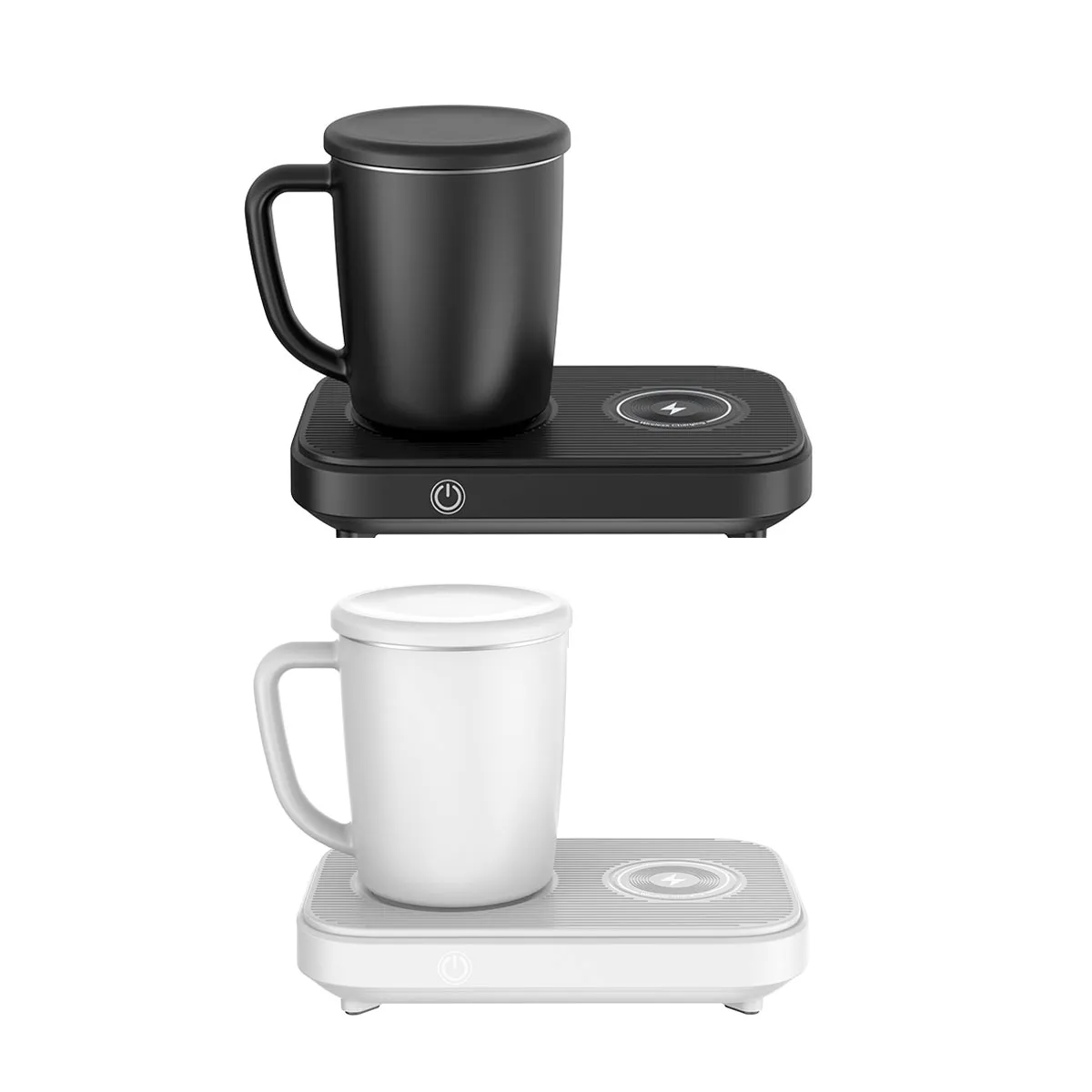 3 in 1 Heating Cooling Coffee Mug Warmer with 15W Wireless C 2