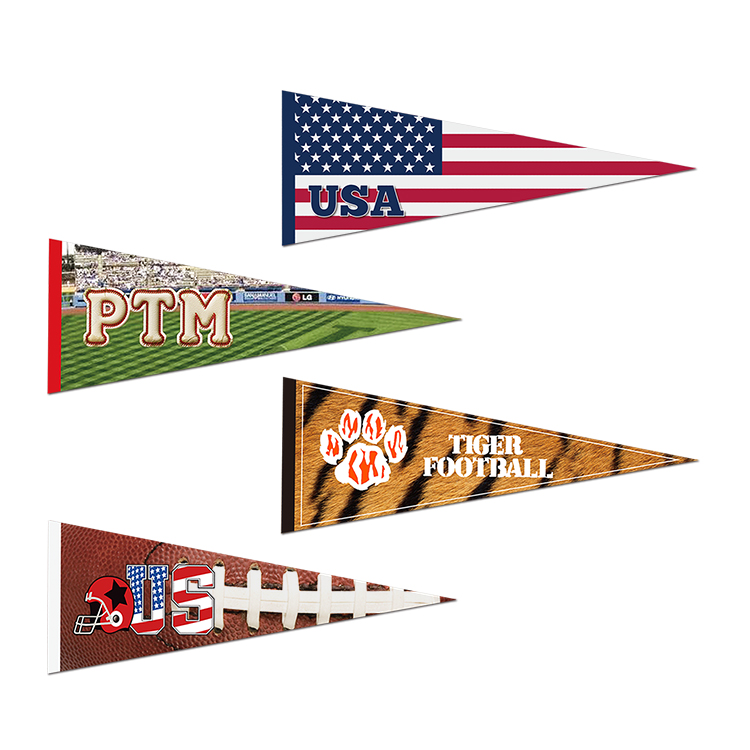 Free Shipping Felt Promotional Pennant Flag 4