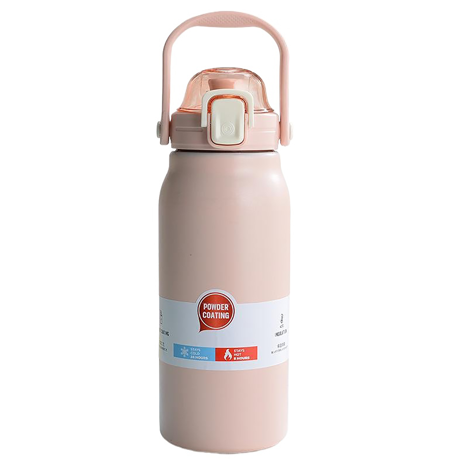 43oz Stainless Steel Insulated Water Bottle w/ Straw 5