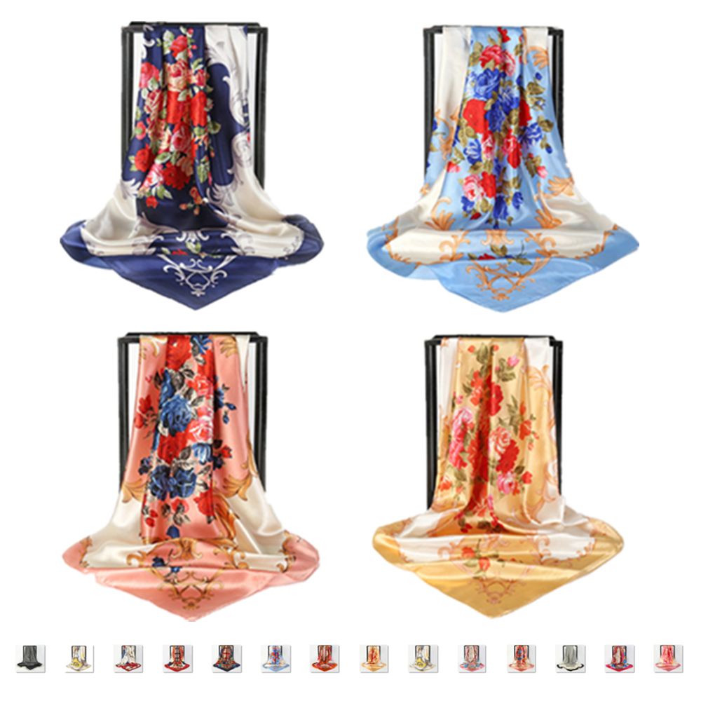 Women's Square Silk Scarves 4