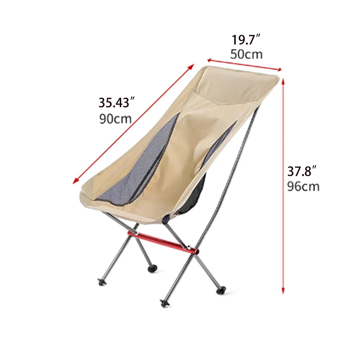 Outdoor Camping Picnic Portable Backrest Fishing Chair 5