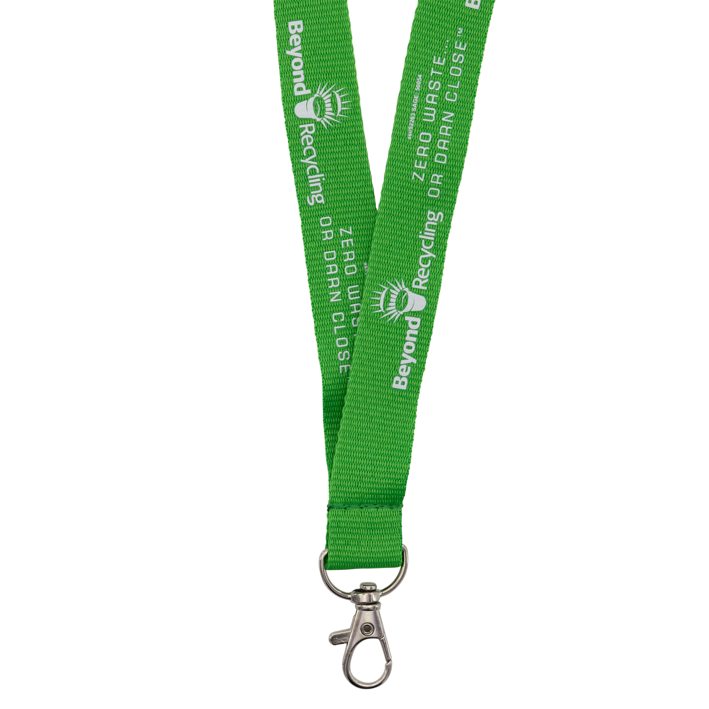 Lanyards Eco Recycled PET Silkscreen Imprint 3