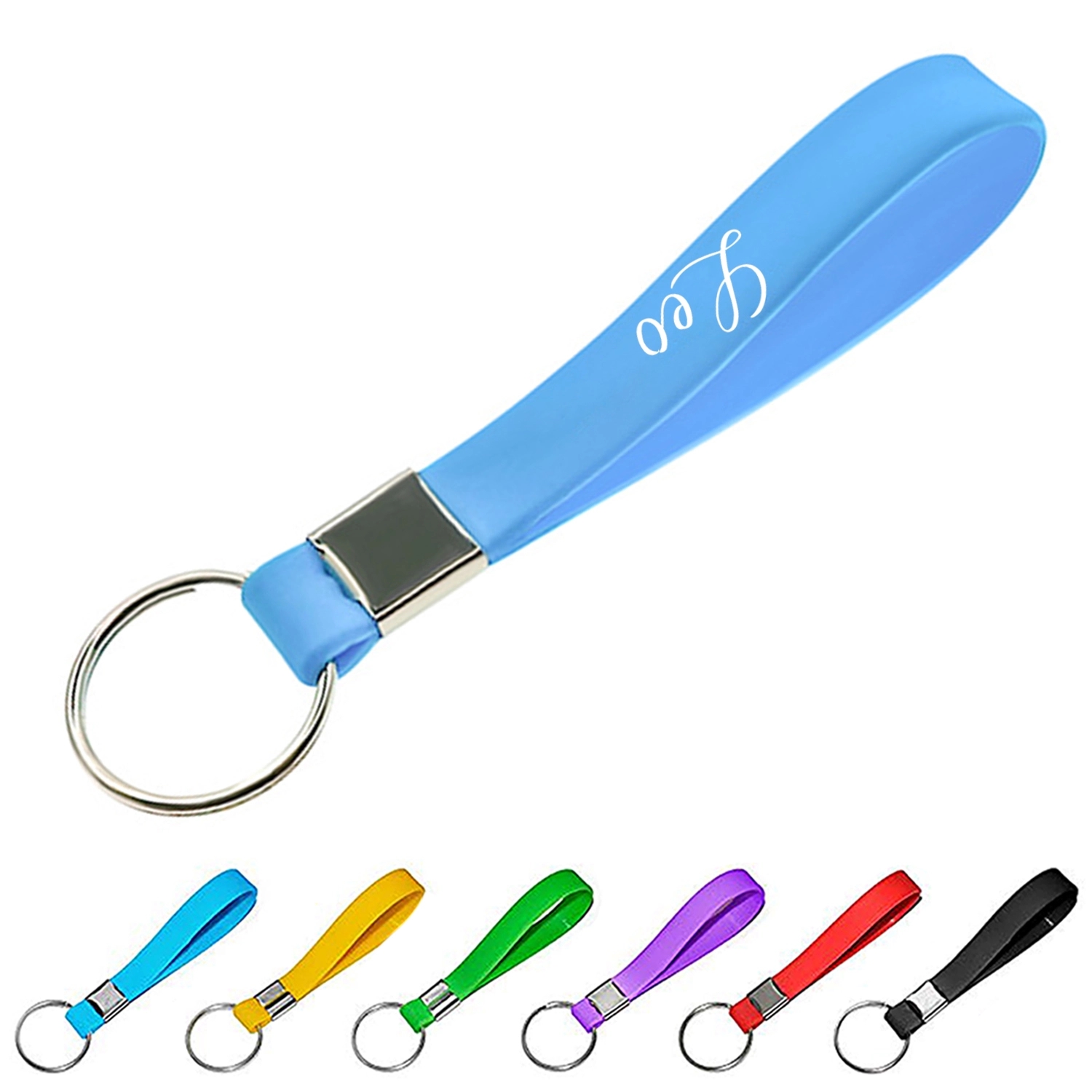 Silicone Bracelet Keychain 1