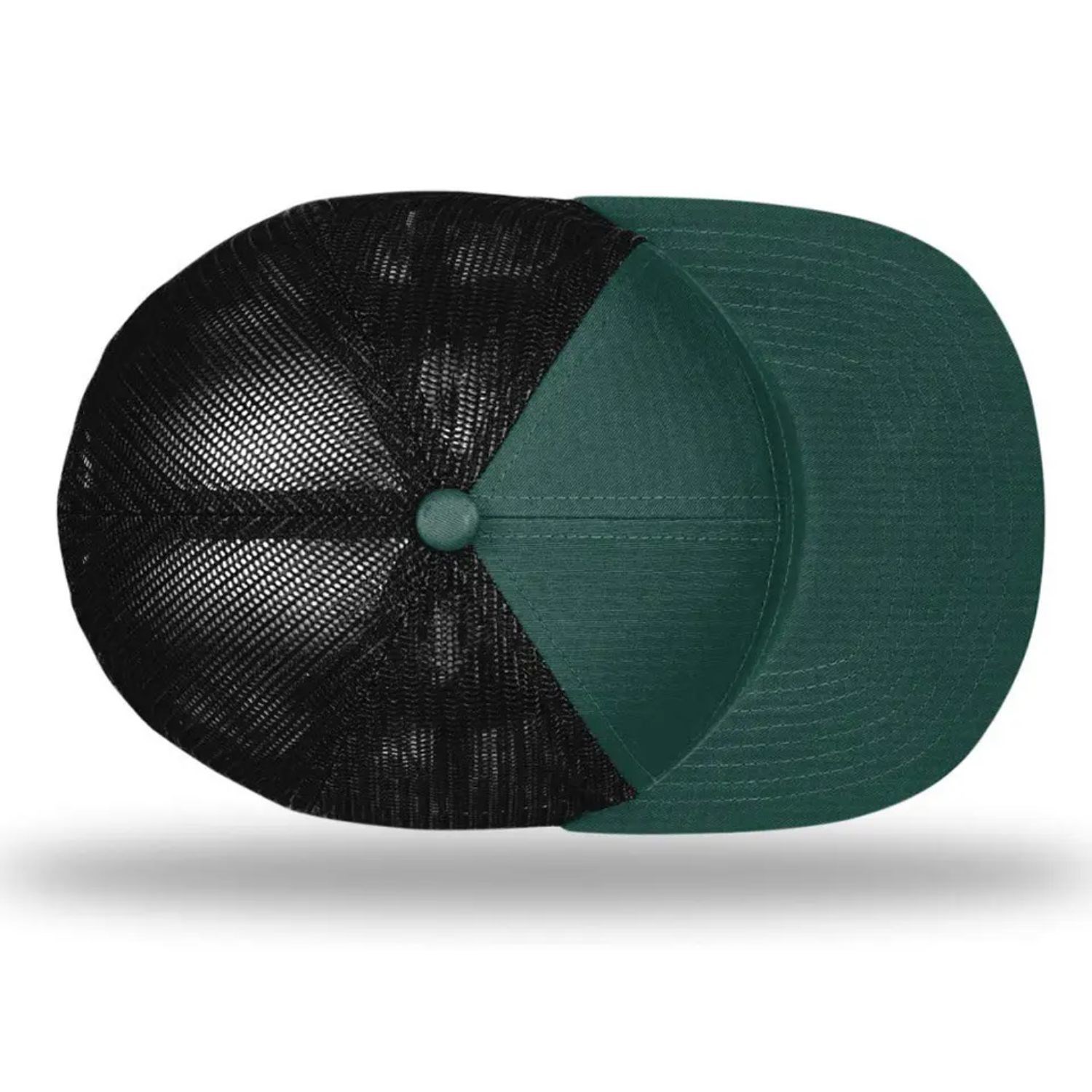 Premium 7-Panel Mesh Back Cap Flat Bill Trucker Hat with Snapback Closure 8