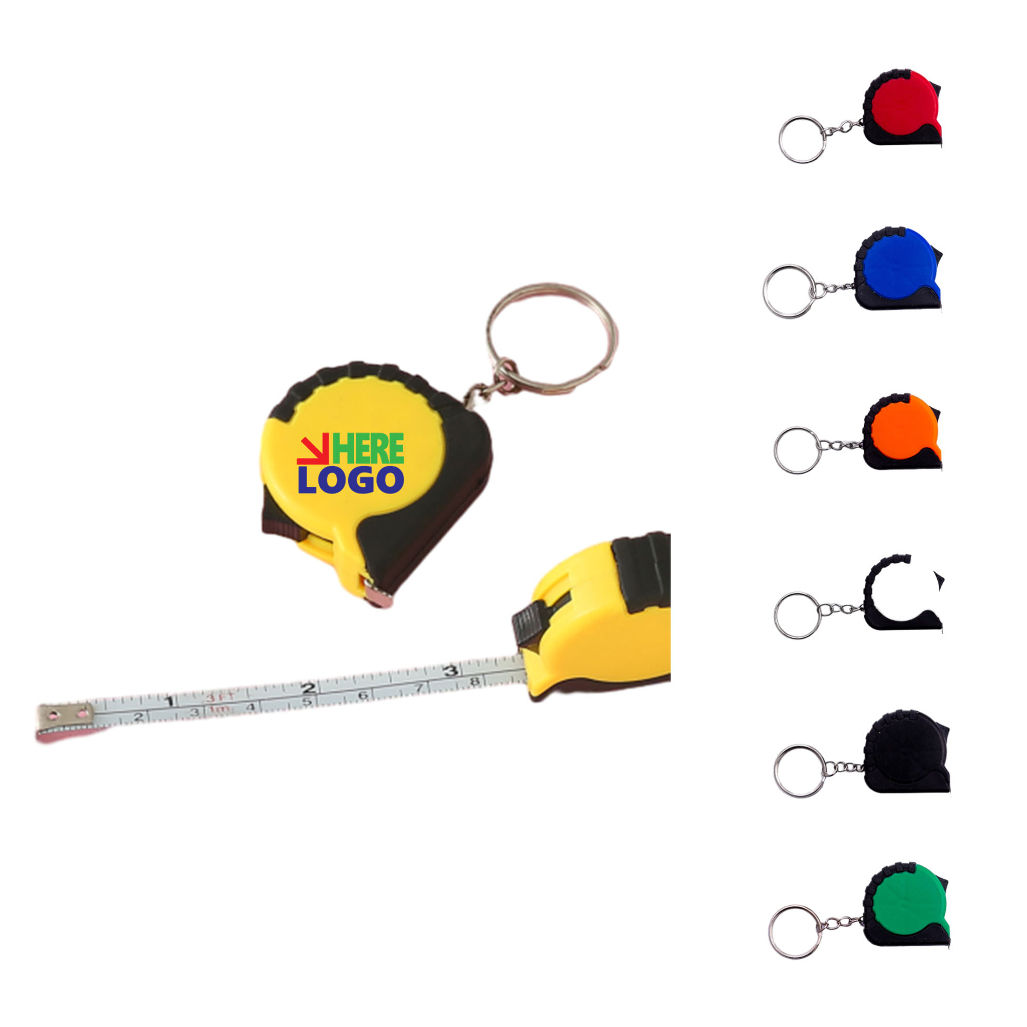 Portable Outdoor Extendable Mini Tape Measure Keychain 1