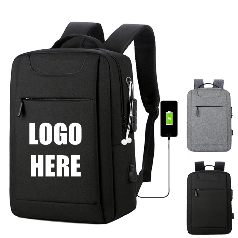Custom Business Anti Theft Slim Durable Laptops Backpack 4