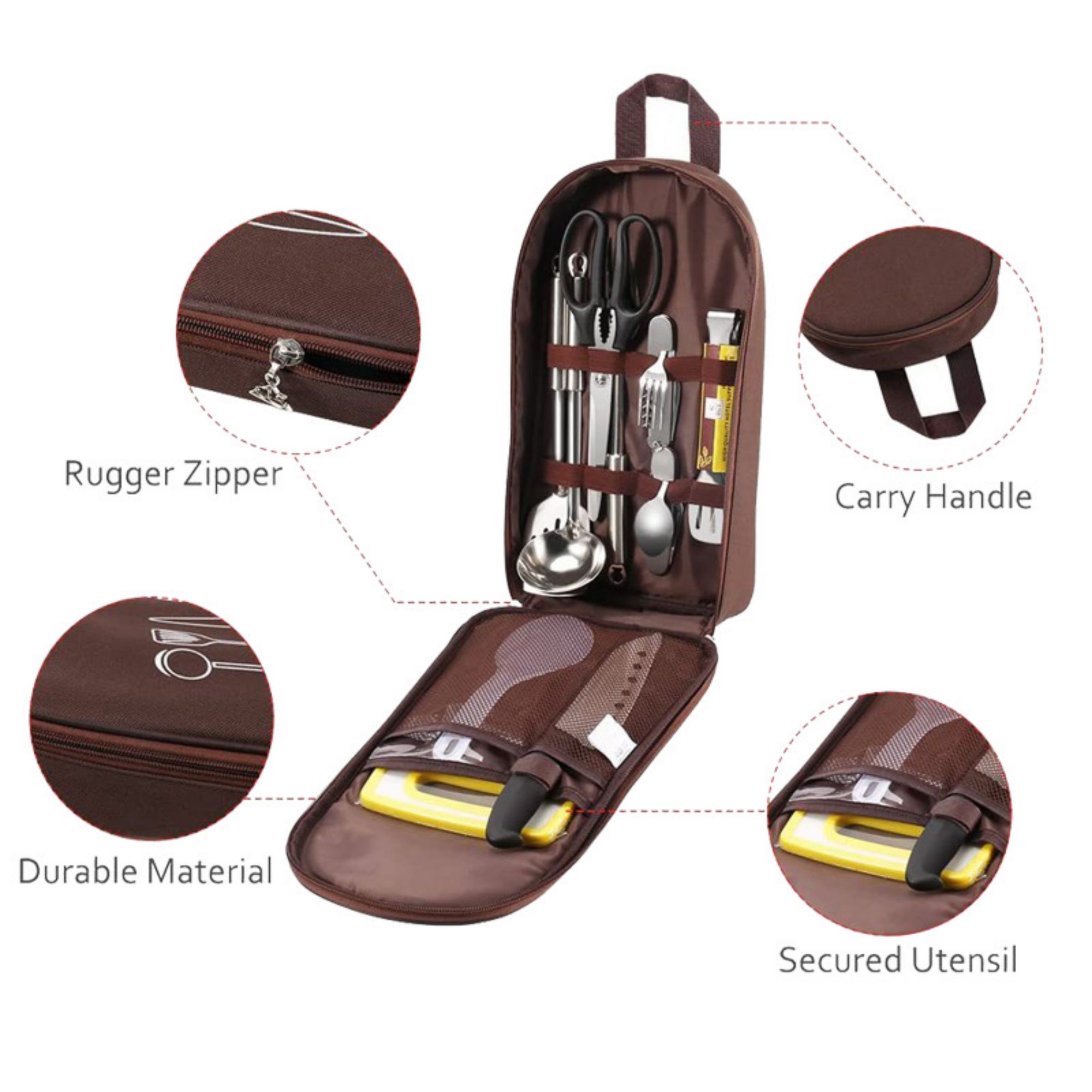 Camping Travel Cooking Utensils Bag 2