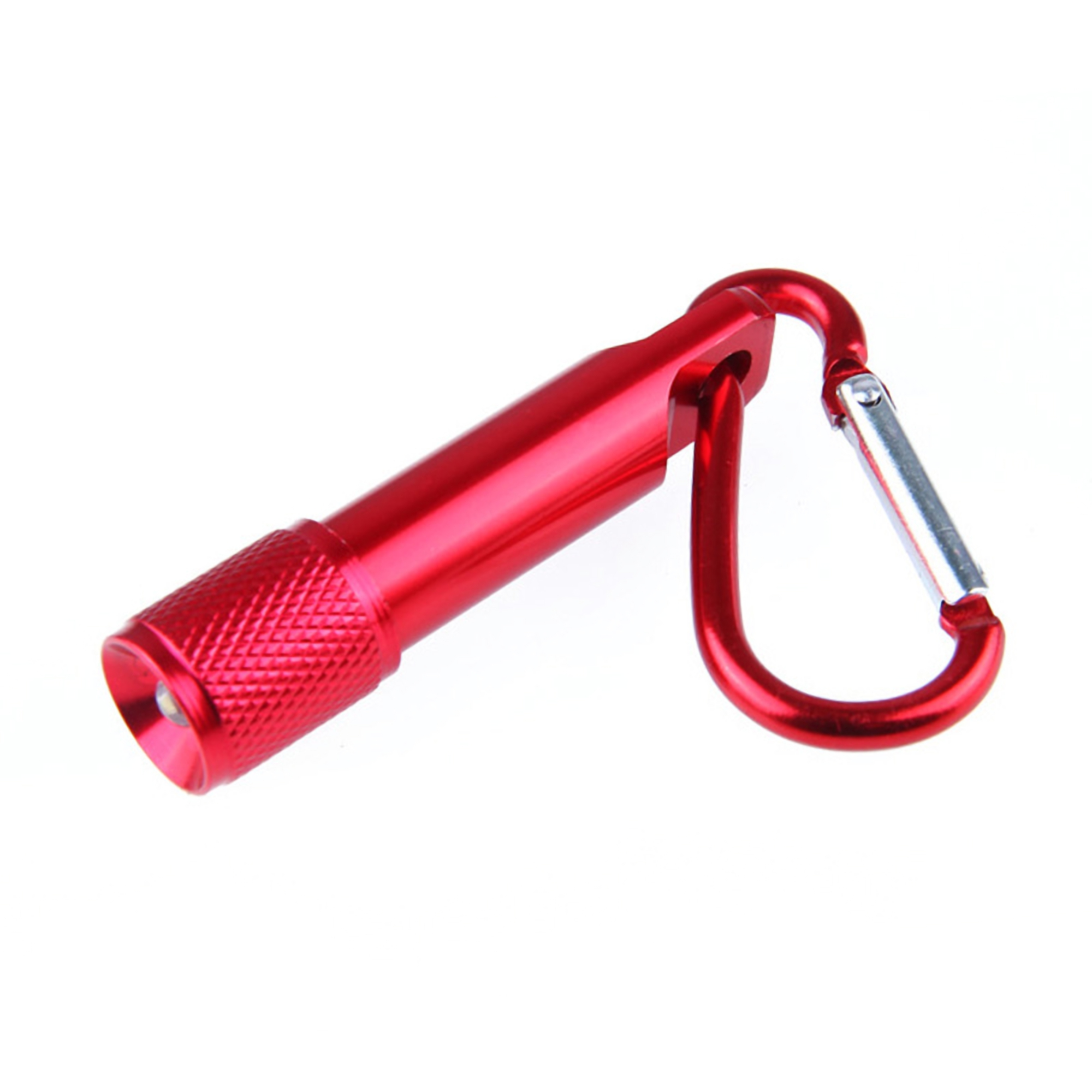 Mini LED Flashlight w/Carabiner Keychain 5