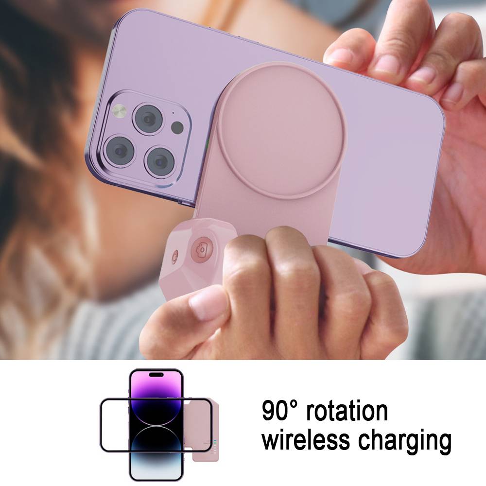 Magnetic Camera Handle Bluetooth Holder Wireless Charging 8