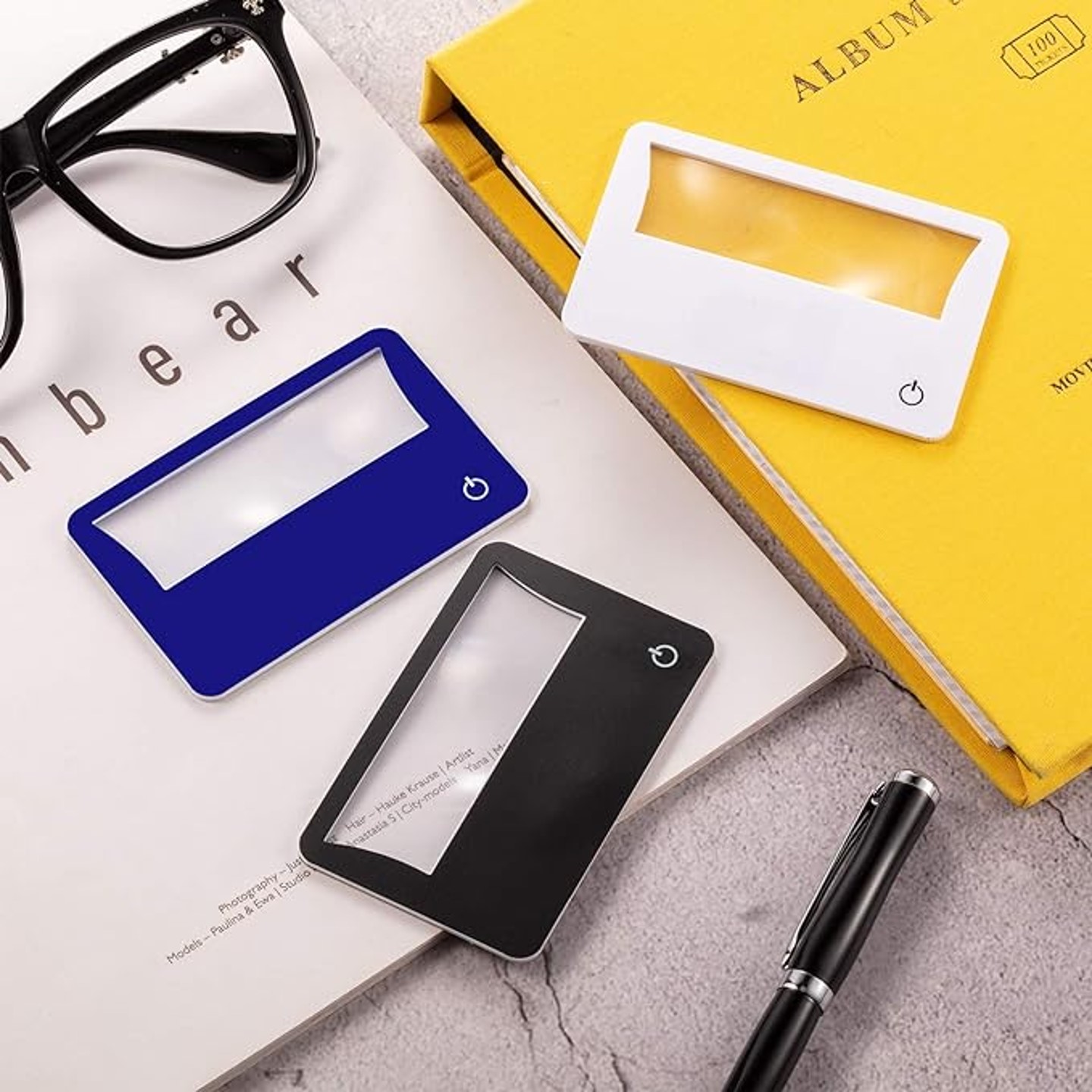 LED Illuminated Magnifier 3X Pocket Card 5