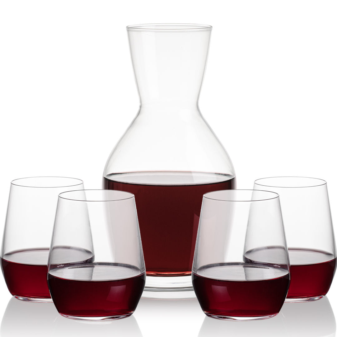 Westwood Carafe & Germain Stemless 6