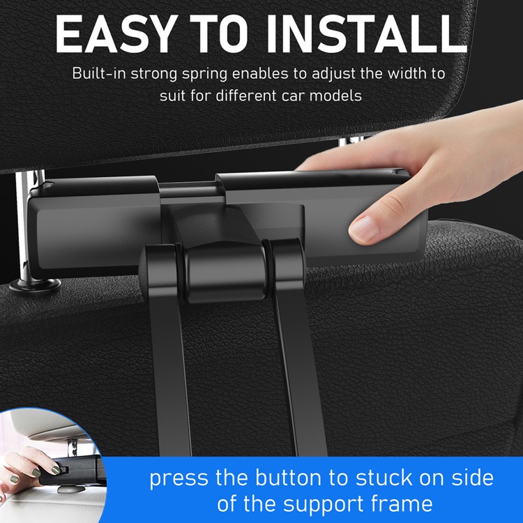 Car back seat tablet computer support frame 6