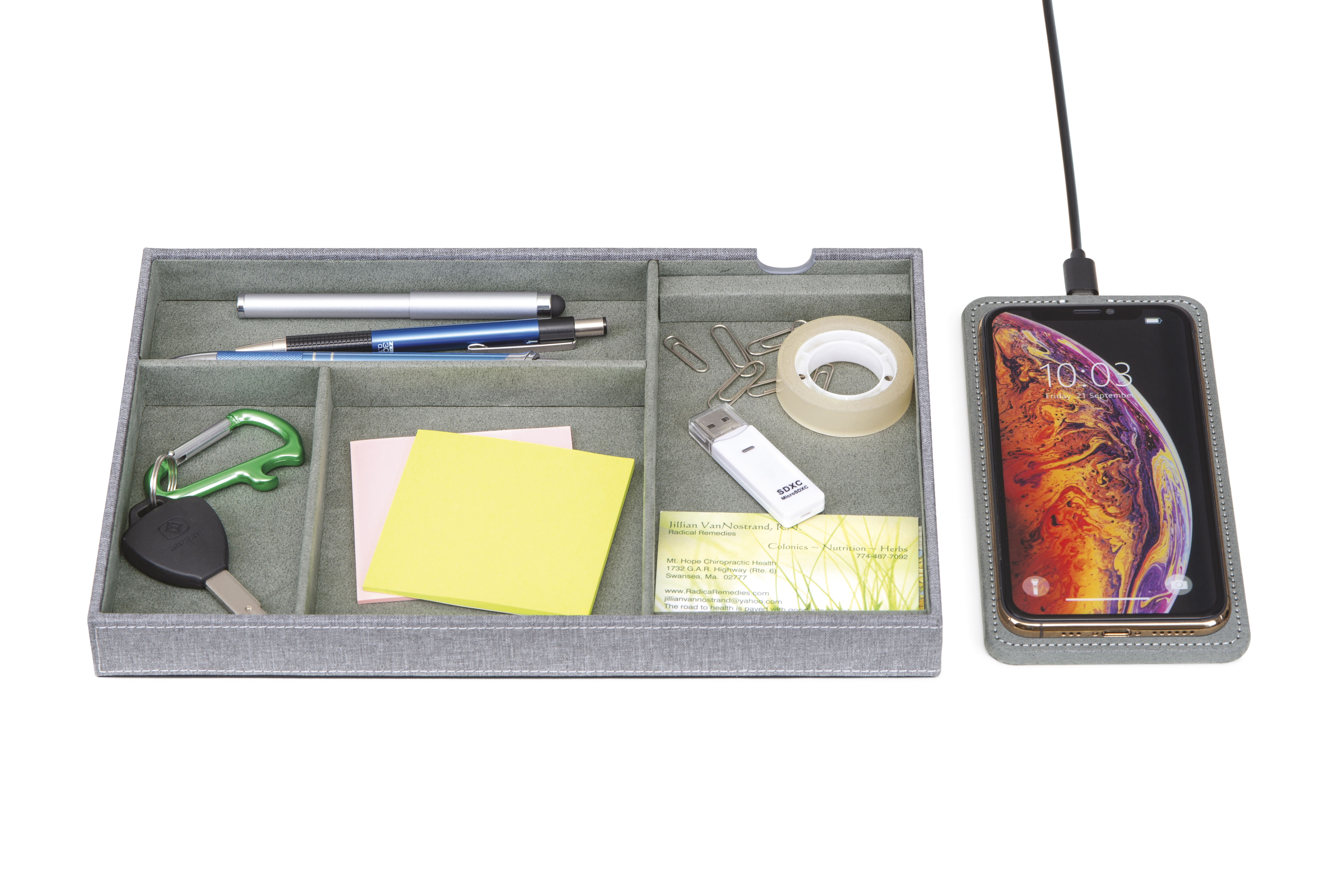 Truman Wireless Charging Accessory Tray 7