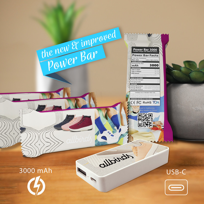 Power Bar 3000 mAh with USB-C and wrapper 7