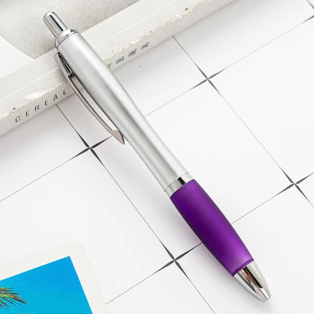 Custom Satin Curvy Ball Pen 1