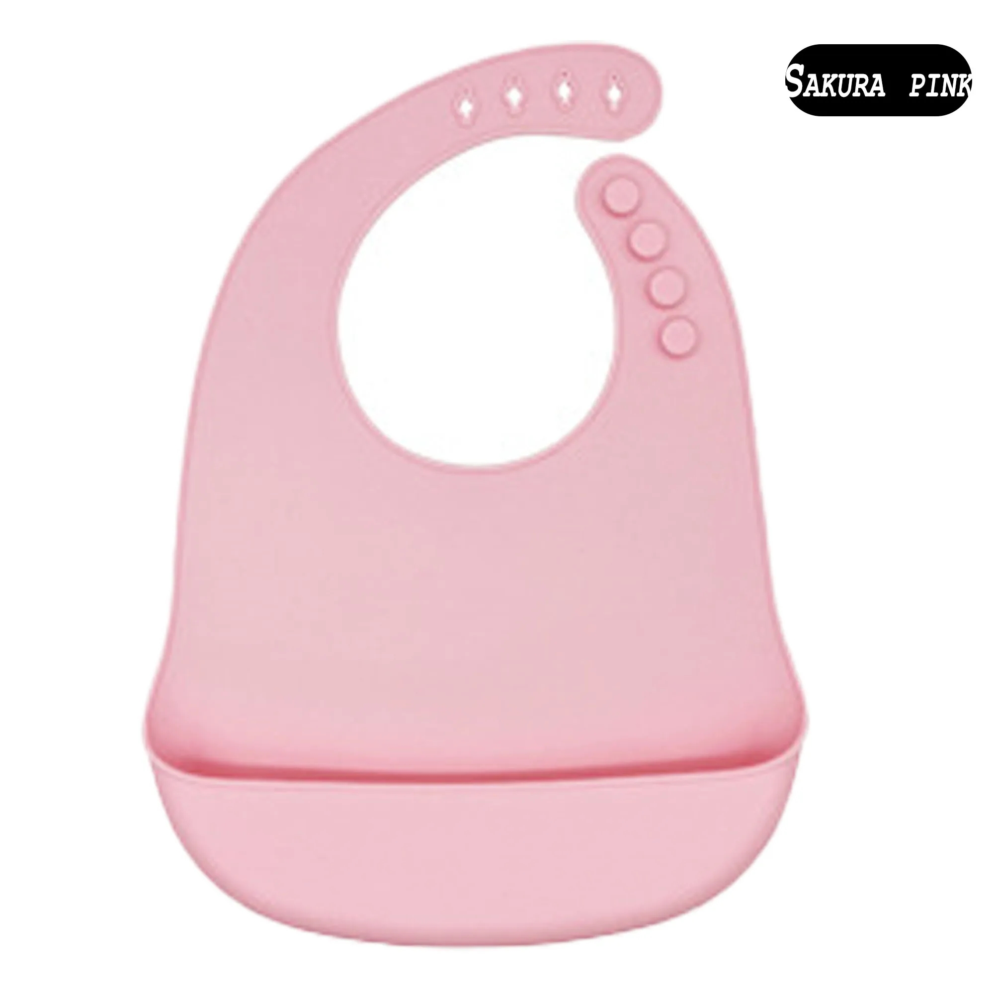 Silicone Waterproof Baby Feeding Bib 6